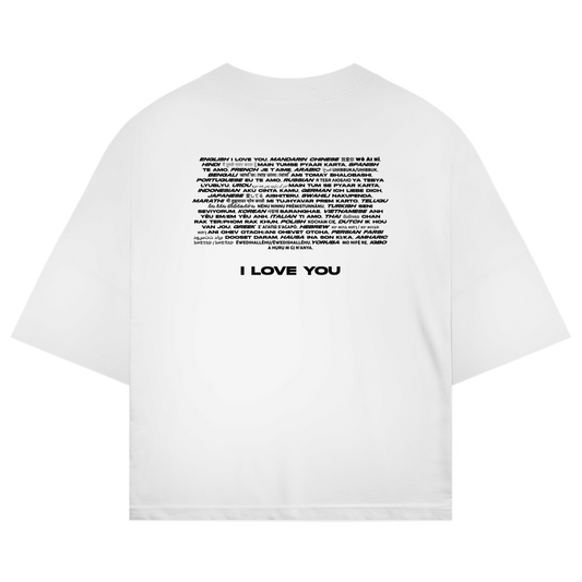 Oversize Shirt "I LOVE YOU"