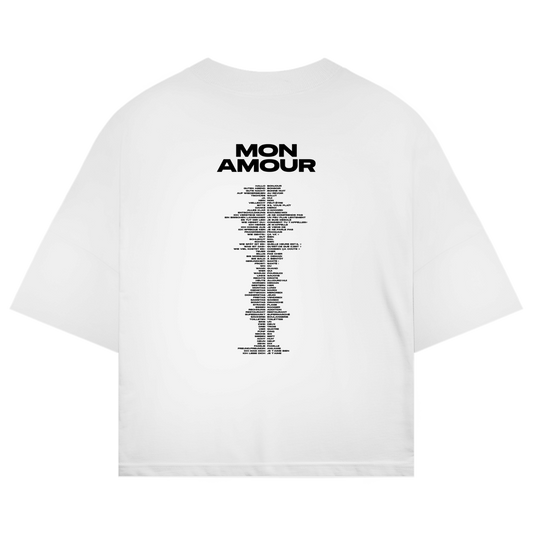 Oversize Shirt "MON AMOUR - FRANZÖSISCHE ÜBERSETZUNGEN"
