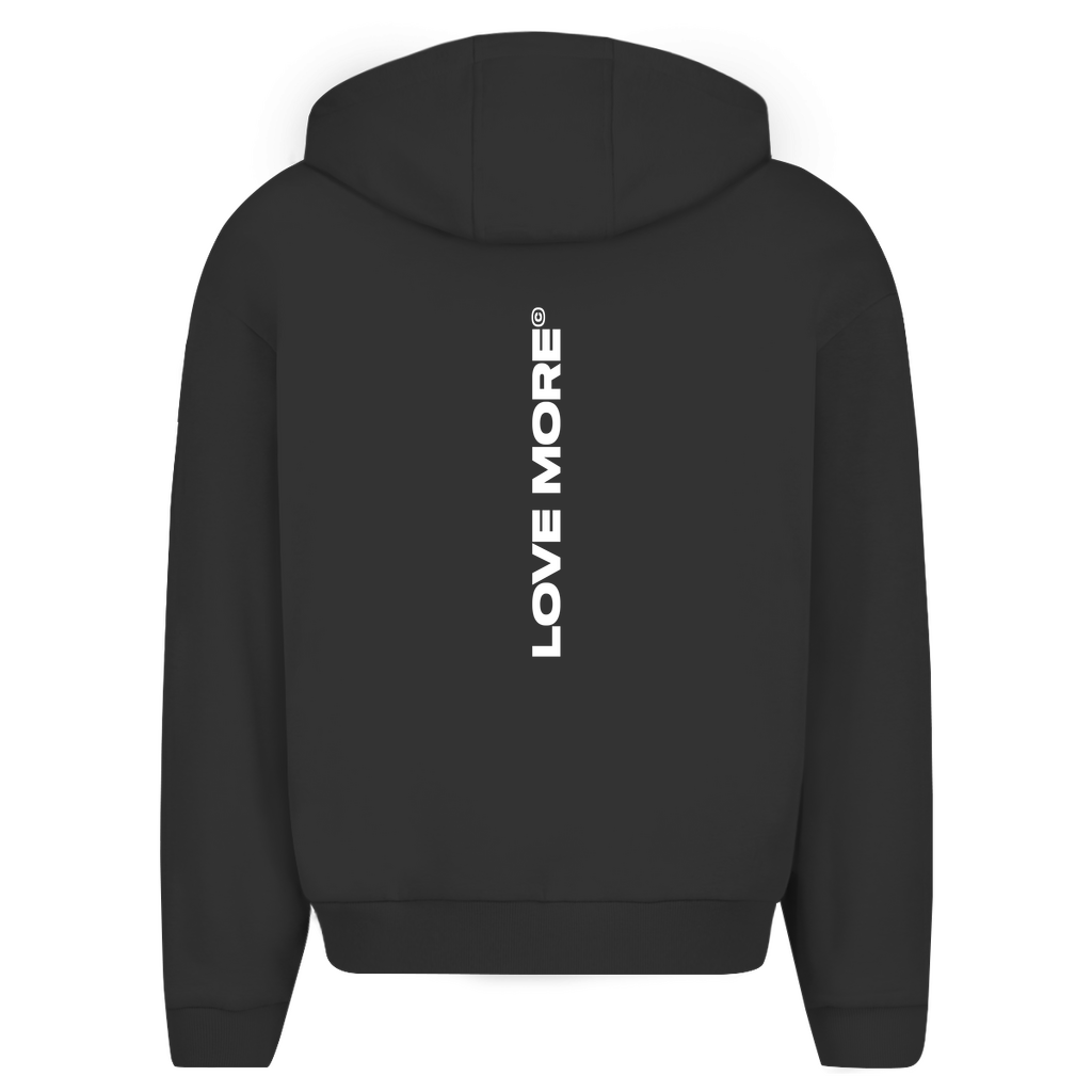Love More Oversize Zipper Hoodie