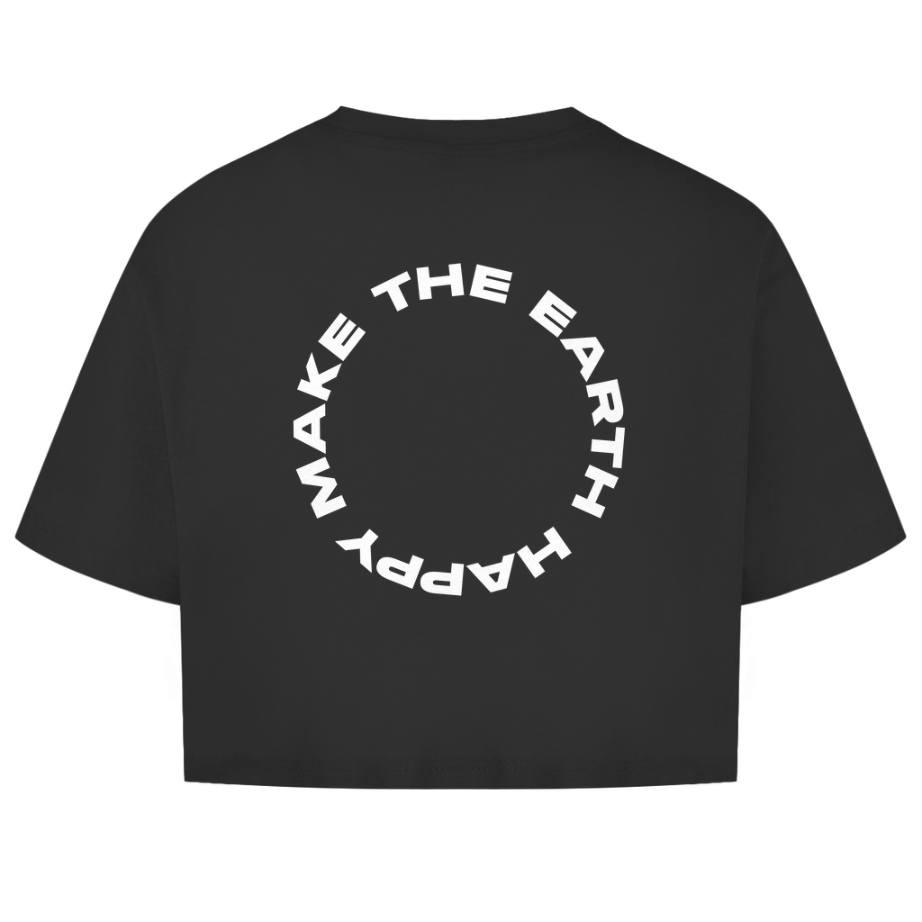 Make The Earth Happy Shirt Crop