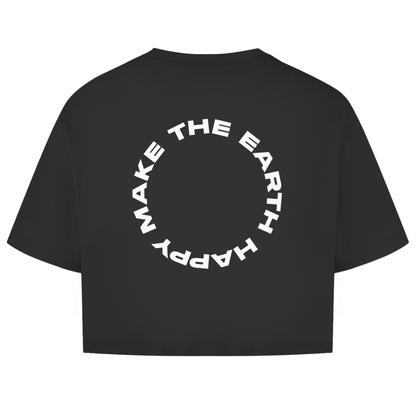 Make The Earth Happy Shirt Crop