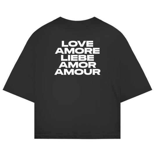 Oversize Shirt "LOVE AMORE LIEBE AMOR AMOuR"