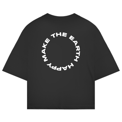 Oversized shirt "MAKE THE EARTH HAPPY"