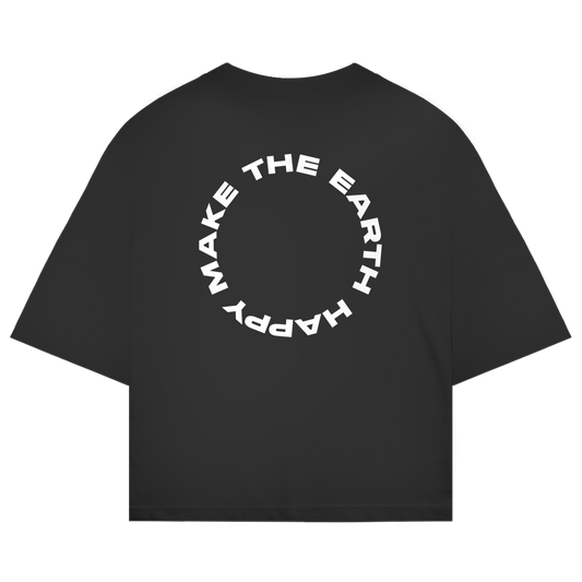 Oversize Shirt "MAKE THE EARTH HAPPY"