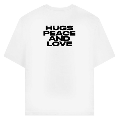T-shirt "HUGS PEACE AND LOVE"
