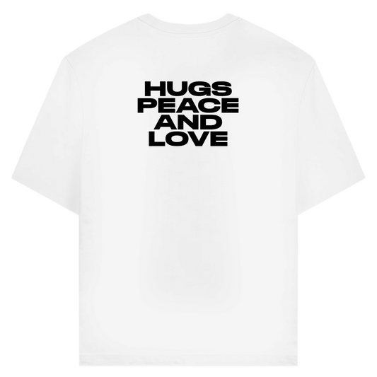 T-Shirt "HUGS PEACE AND LOVE"
