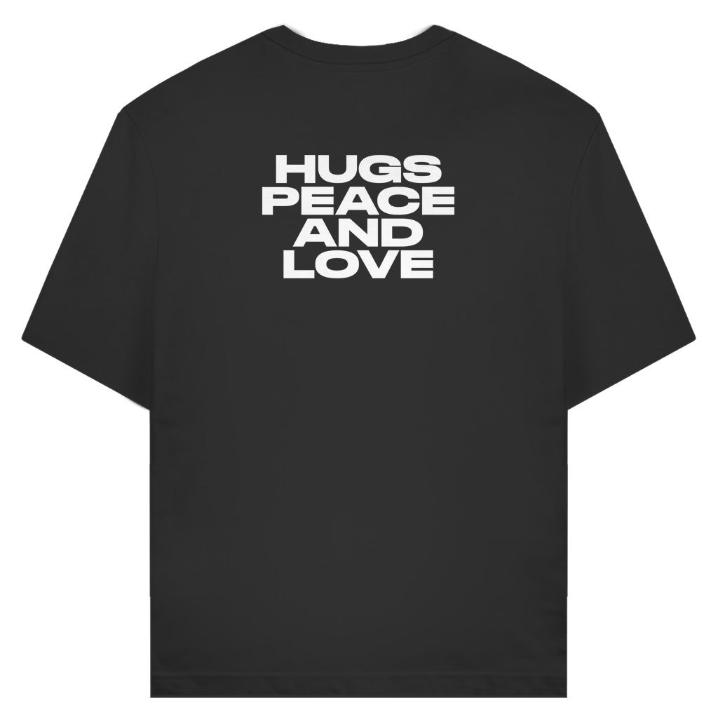T-shirt "HUGS PEACE AND LOVE"