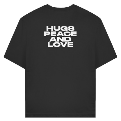 T-shirt "HUGS PEACE AND LOVE"