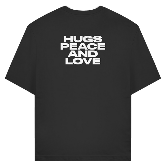T-Shirt "HUGS PEACE AND LOVE"