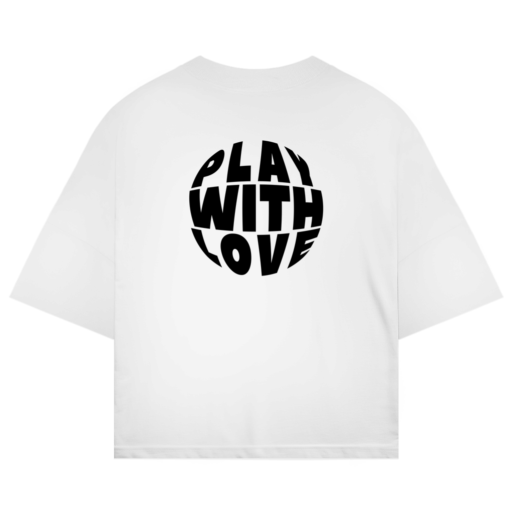 Oversized shirt "PLAY WITH LOVE"