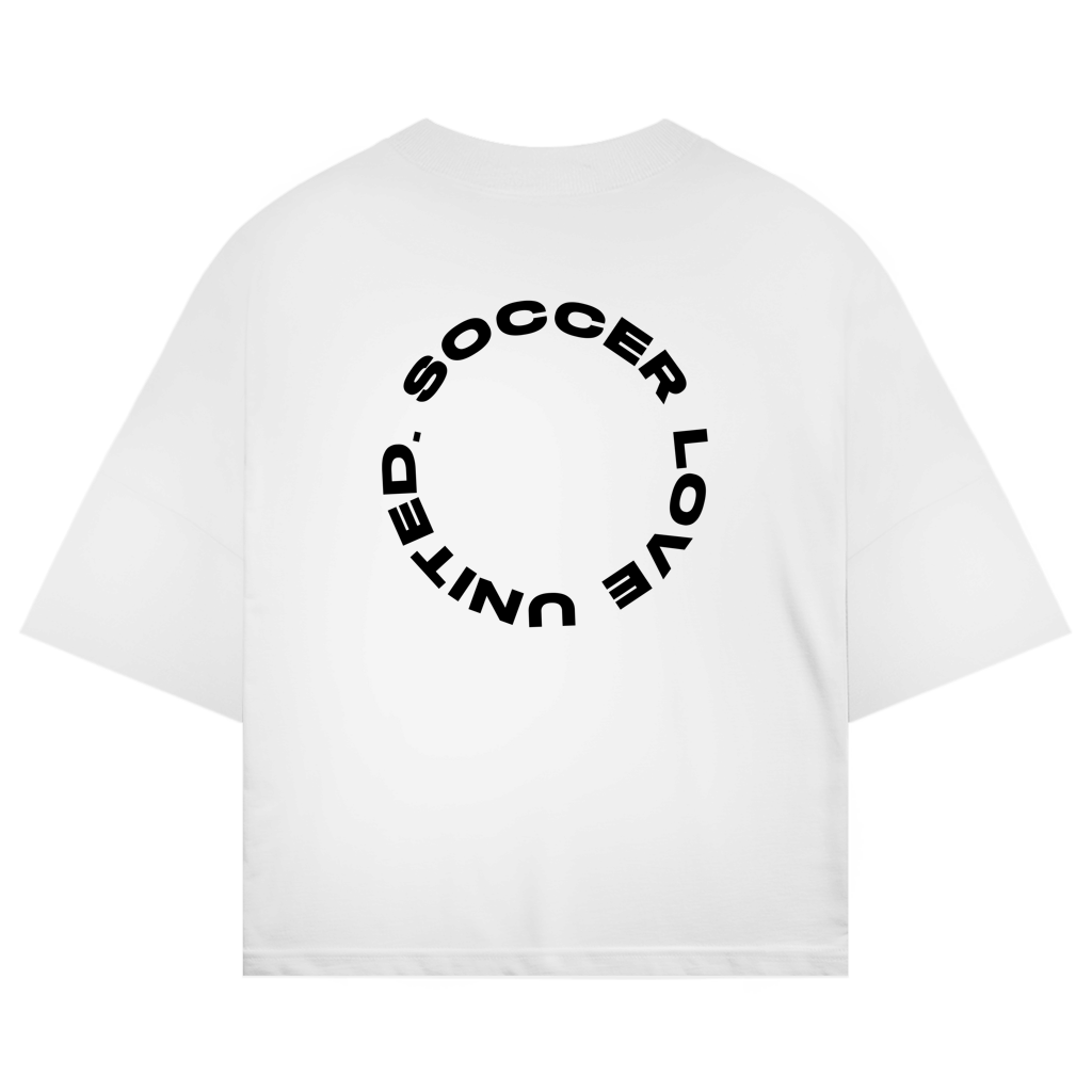 Oversized shirt "SOCCER LOVE UNITED."