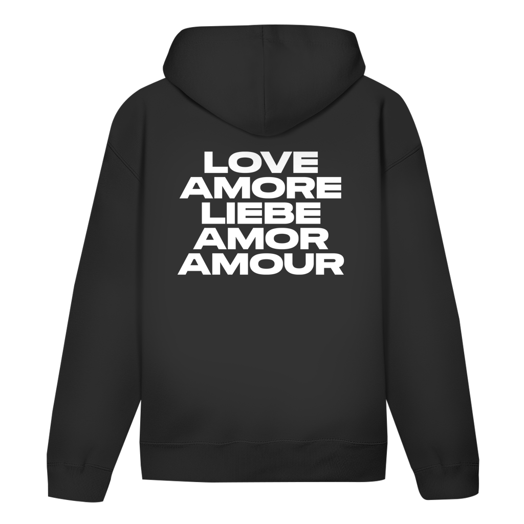 Hoodie "LOVE AMORE LIEBE AMOR AMOUR"
