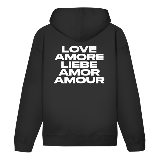 Hoodie "LOVE AMORE LIEBE AMOR AMOUR"