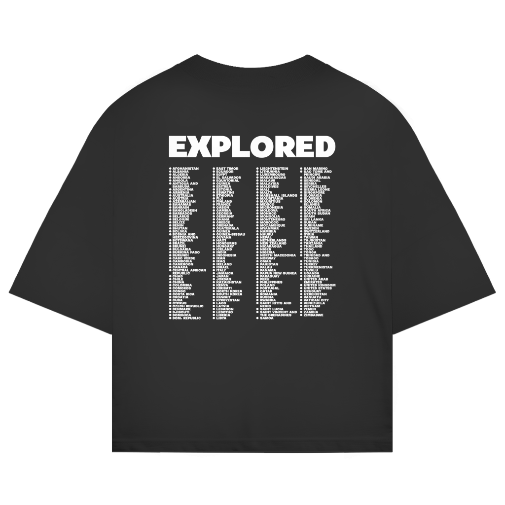 Oversize Shirt "EXPLORED"
