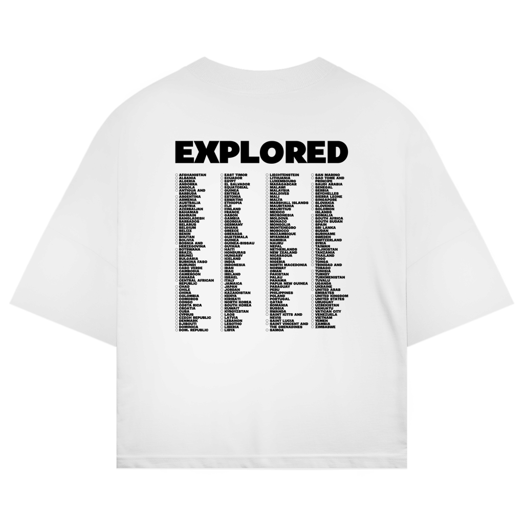 Oversize Shirt "EXPLORED"