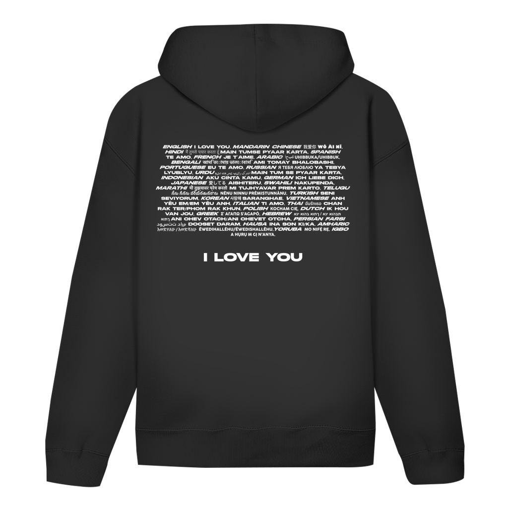 Hoodie "I LOVE YOU"