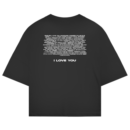 Oversize Shirt "I LOVE YOU"