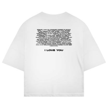 Oversize Shirt "I LOVE YOU"