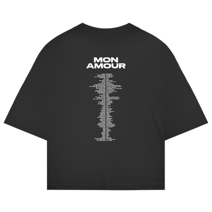 Oversize Shirt "MON AMOUR - FRANZÖSISCHE ÜBERSETZUNGEN"