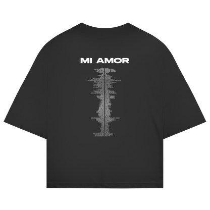Oversize Shirt "MI AMOR - SPANISCHE ÜBERSETZUNGEN"