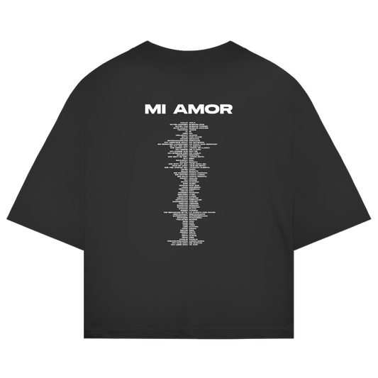 Oversize Shirt "MI AMOR - SPANISCHE ÜBERSETZUNGEN"