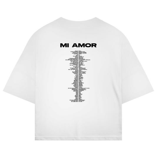 Oversize Shirt "MI AMOR - SPANISCHE ÜBERSETZUNGEN"