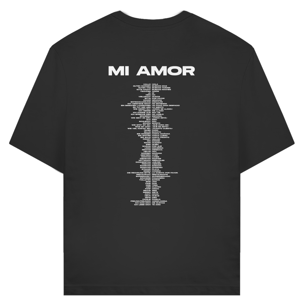 T-shirt "MI AMOR - SPANISH TRANSLATIONS"