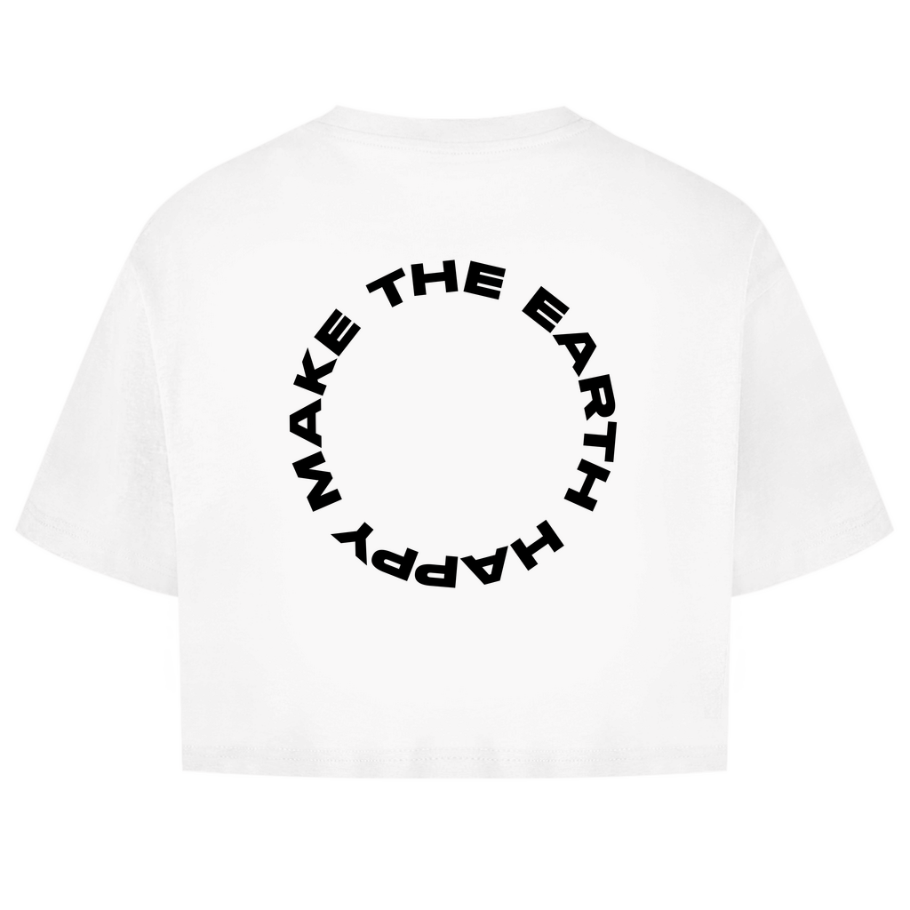 Make The Earth Happy Shirt Crop