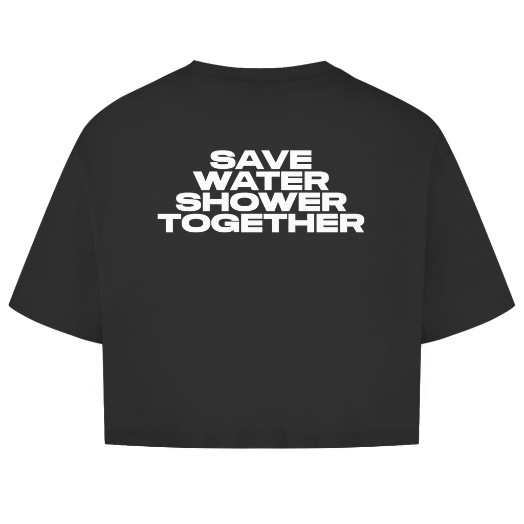 Save Water Shower Together Shirt crop